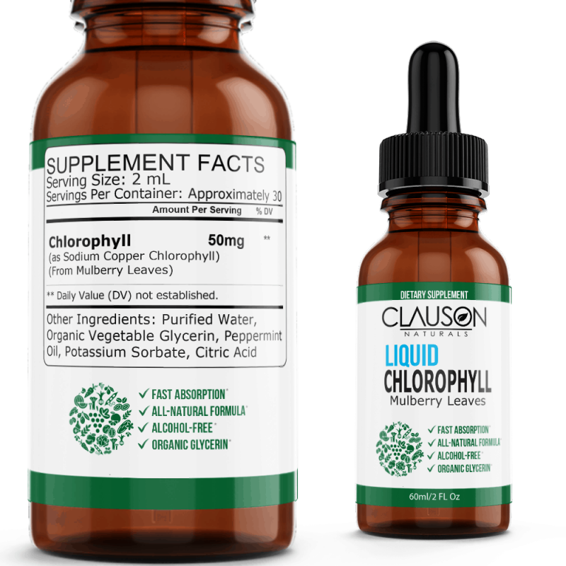 Liquid Chlorophyll Supplement Facts